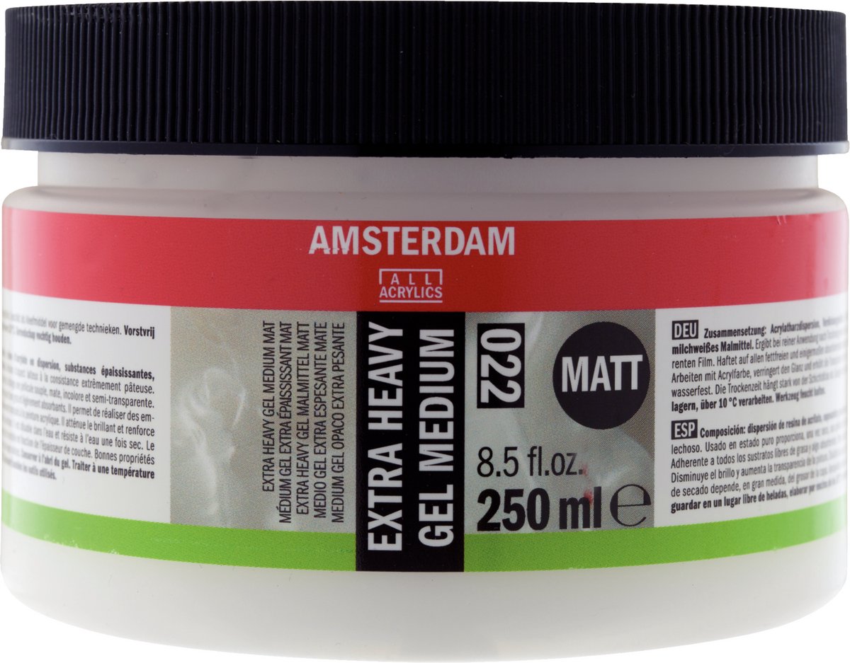 Amsterdam gel extra lourd moyen mat 022 pot 250 ml