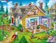 Larsen DIY pour la maison et le jardin - puzzle - éducatif - métiers et vie - puzzle éducatif pour enfants - 62 pièces - fabriqué en Norvège - pièces extra épaisses de 2,5 mm - plateau avec bord fixe
