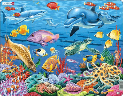 Selecta Larsen Pluzzle Animals - Coral Reef, 35st.