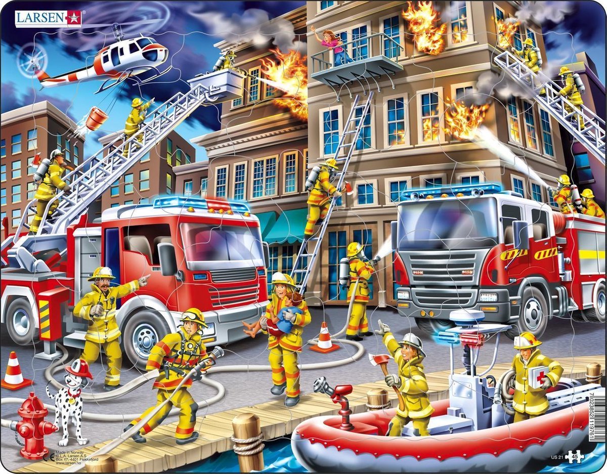 SELECTA Larsen Puzz -an les pompiers, 45e.
