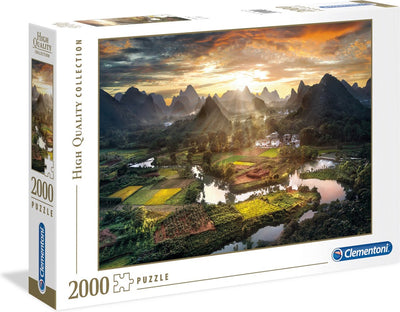 Clementoni - puzzle - 2000 pièces - porcelaine - collection haute qualité - puzzle pour adultes