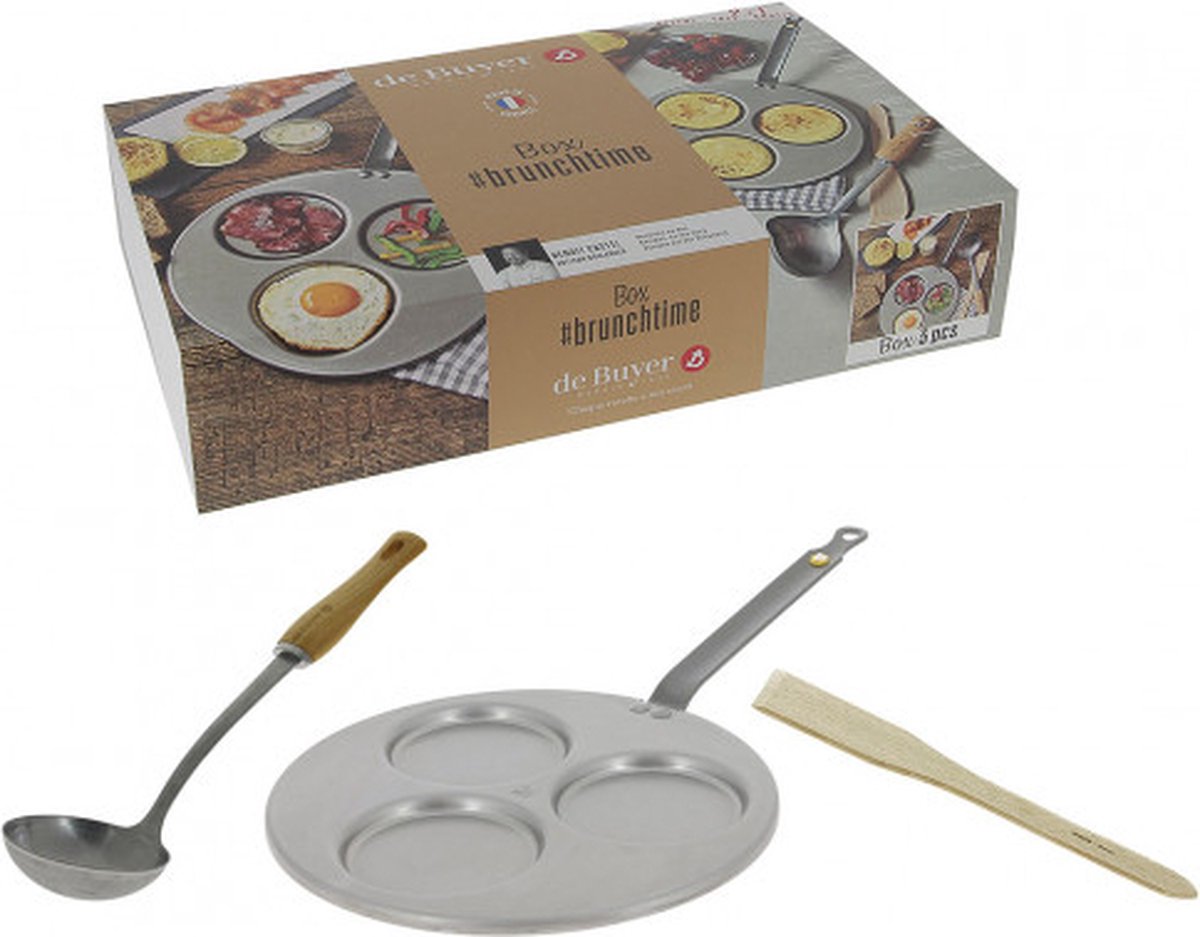 Debuyer l'acheteur box brunchtime - poêle triblini + spatule