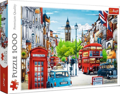 Trefl puzzle Londres - Puzzle 1000 pièces Ville de Big Ben.