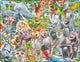 Larsen Happy African Animals – Puzzle – Animaux – Afrique – Puzzle éducatif pour enfants – 43 pièces – Fabriqué en Norvège – Pièces extra épaisses de 2,5 mm – Plateau avec bord fixe
