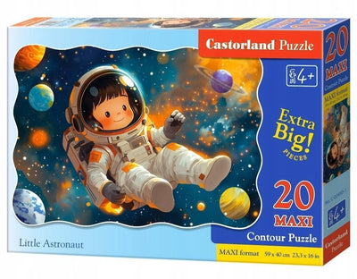 Castorland maxi puzzle 20 pièces : petit astronaute
