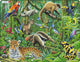 Selecta Larsen Line Puzzle Animals - Forêt tropicale sud-américaine, 70e.