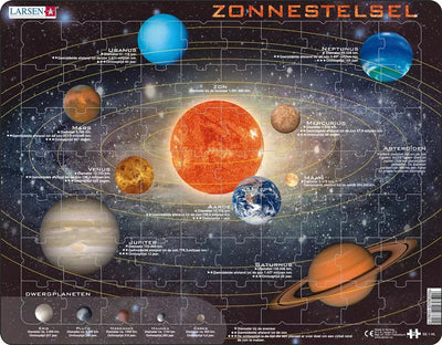 Selecta Larsen Puzzle du puzzle du système solaire, 70e.