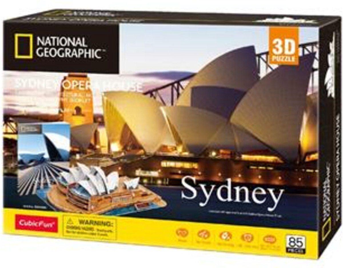 Cubic Fun 3d Puzzle National Geographic Opera House Sydney