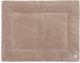 Jollein couverture de parc bébé - 75x95cm - côtes nuageuses - polyester - café au lait