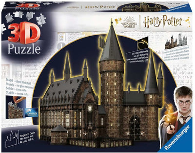 Ravensburger 3d Puzzle Harry Potter Poudlard The Great Hall (Night Edition), 540st.