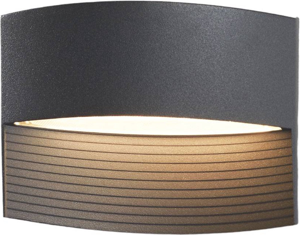 Lutec - applique lotus 11w 500 lumen - gris