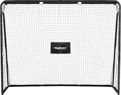 But de football Avento avec écran cible - acier - env. 220 x 76 x 170 cm