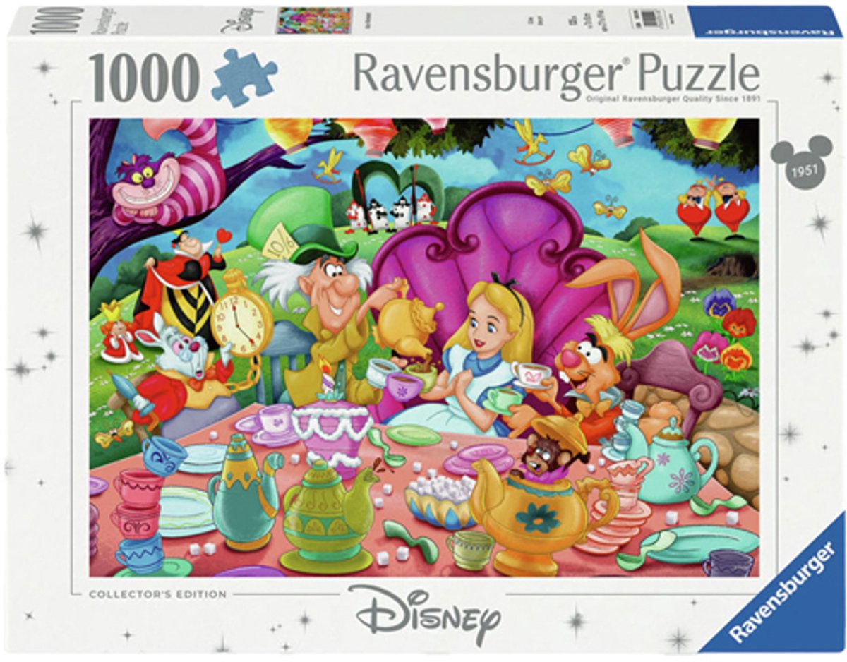 Ravensburger Jigsaw Puzzle Alice au pays des merveilles, 1000st.
