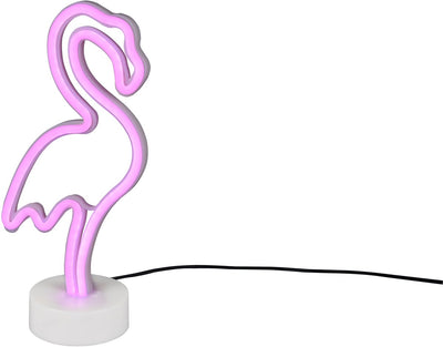 Rl live your light reality flamingo - lampe de table - blanc - incl. 1x SMD 1,5 W - Connexion USB - non dimmable - adapté à l'alimentation par batterie