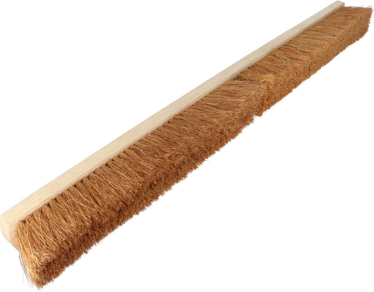 Balayeuse sans marque sans marque noix de coco - efficace sur sols lisses - label de qualité FSC - bois plat - largeur 100 cm