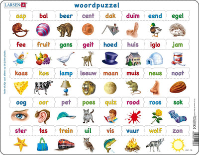 Selecta Larsen apprend à lire Word Puzzle, 40st.