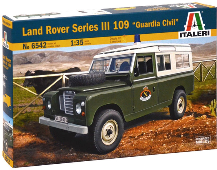 Italeri maquette véhicule militaire - 6542 land rover série iii 109 -guardia civil- plastique - 1:35 - maquette