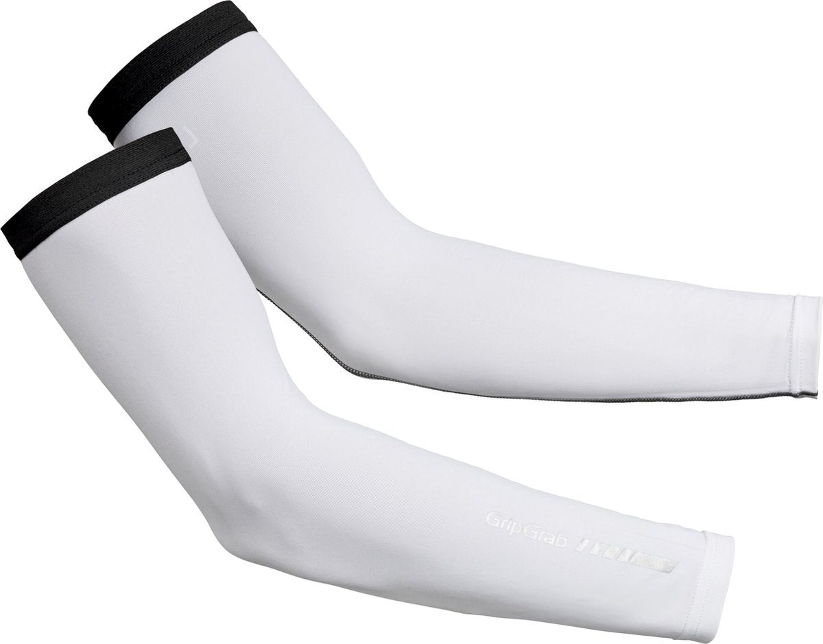 Gripgrab - Manchons de protection UV UPF 50+ manchettes de vélo d'été Protection UV - blanc - unisexe - taille m