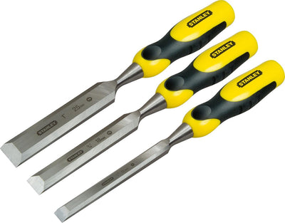 Stanley outils à main jeu de burins dynagrip 3 pcs. (12,18,25mm)-2-16-883