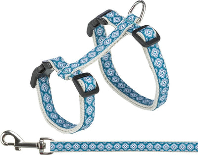 Trixie Cat Turbine avec ceinture bleu gris