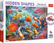 Trefl série de formes cachées - puzzle - 1060 pièces - vie marine sous-plat
