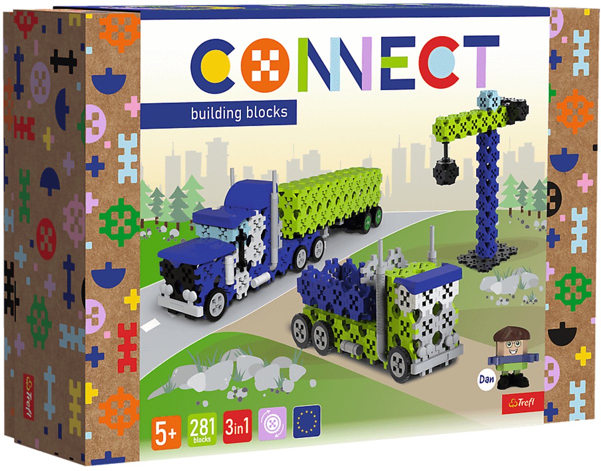 Se connecter | blocs de construction l camion chantier de construction 281 pièces