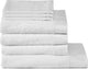 Ensemble combiné Seahorse pure 7 pièces ensemble textile de bain blanc (3xwh+3xbd+ 1xdl)