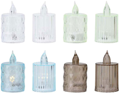 Bougie avec LED, 24 pcs.