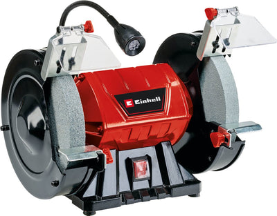 Meuleuse d'établi électrique Einhell tc-bg 200 l - 400 w - 2 980 t min - ø200x32x25 mm - incl. 2x meule (1x k36, 1x k60)