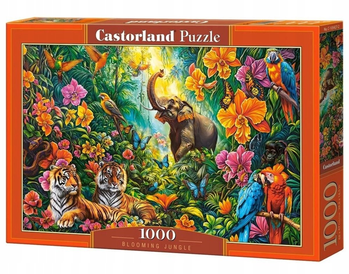 Puzzle Castorland 1000 éléments : jungle fleurie