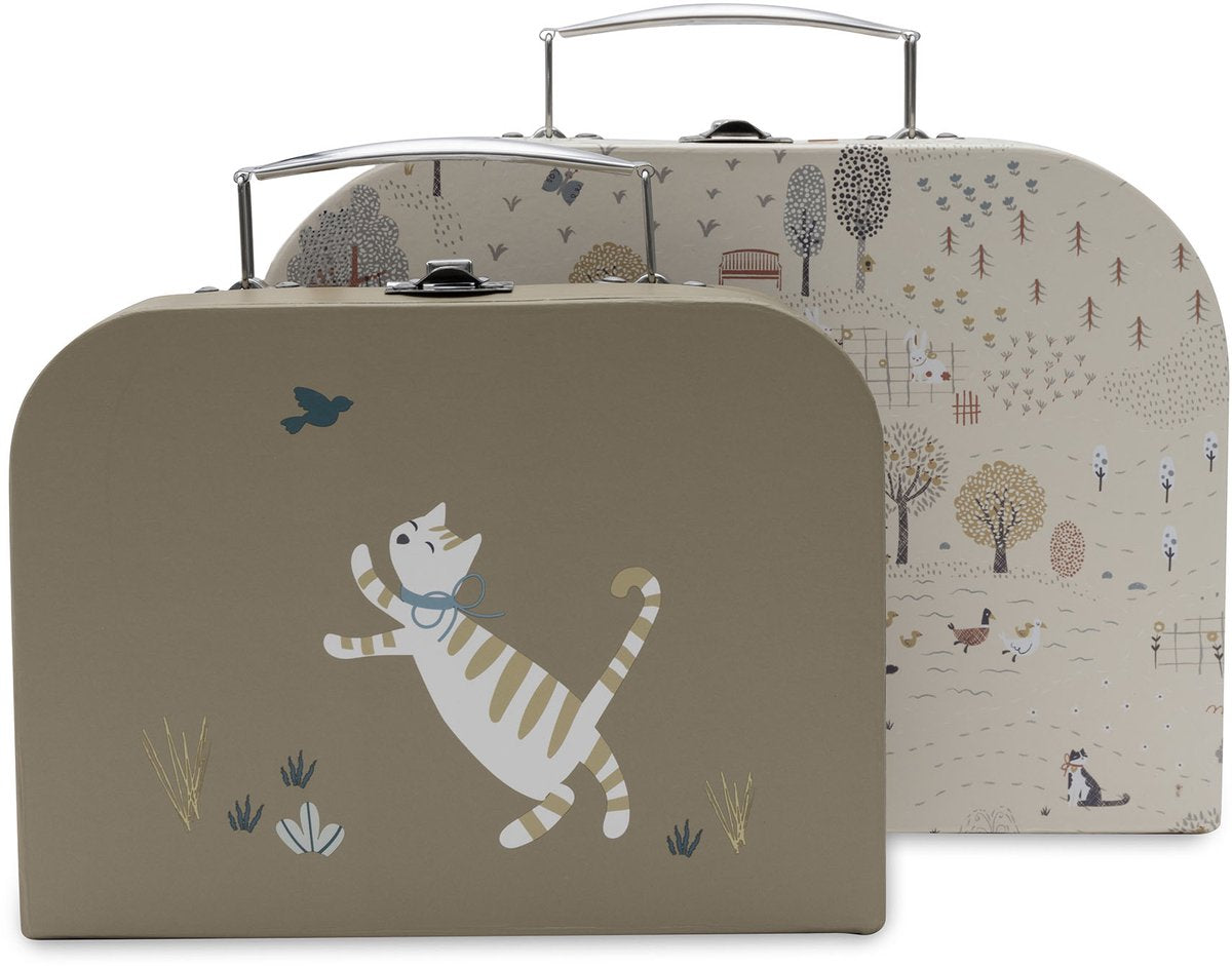 Valise de jeu Jollein - jouets d'activité - 2 pièces - petit parc
