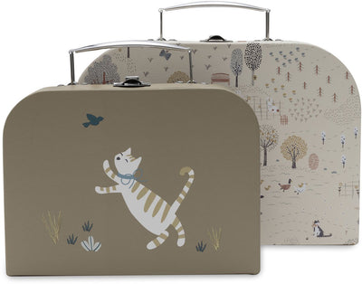 Valise de jeu Jollein - jouets d'activité - 2 pièces - petit parc