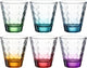 Verres optiques Leonardo assortis 215ml - set 6