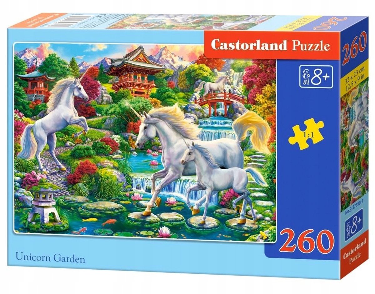 Puzzle jardin licorne Castorland 260 pièces