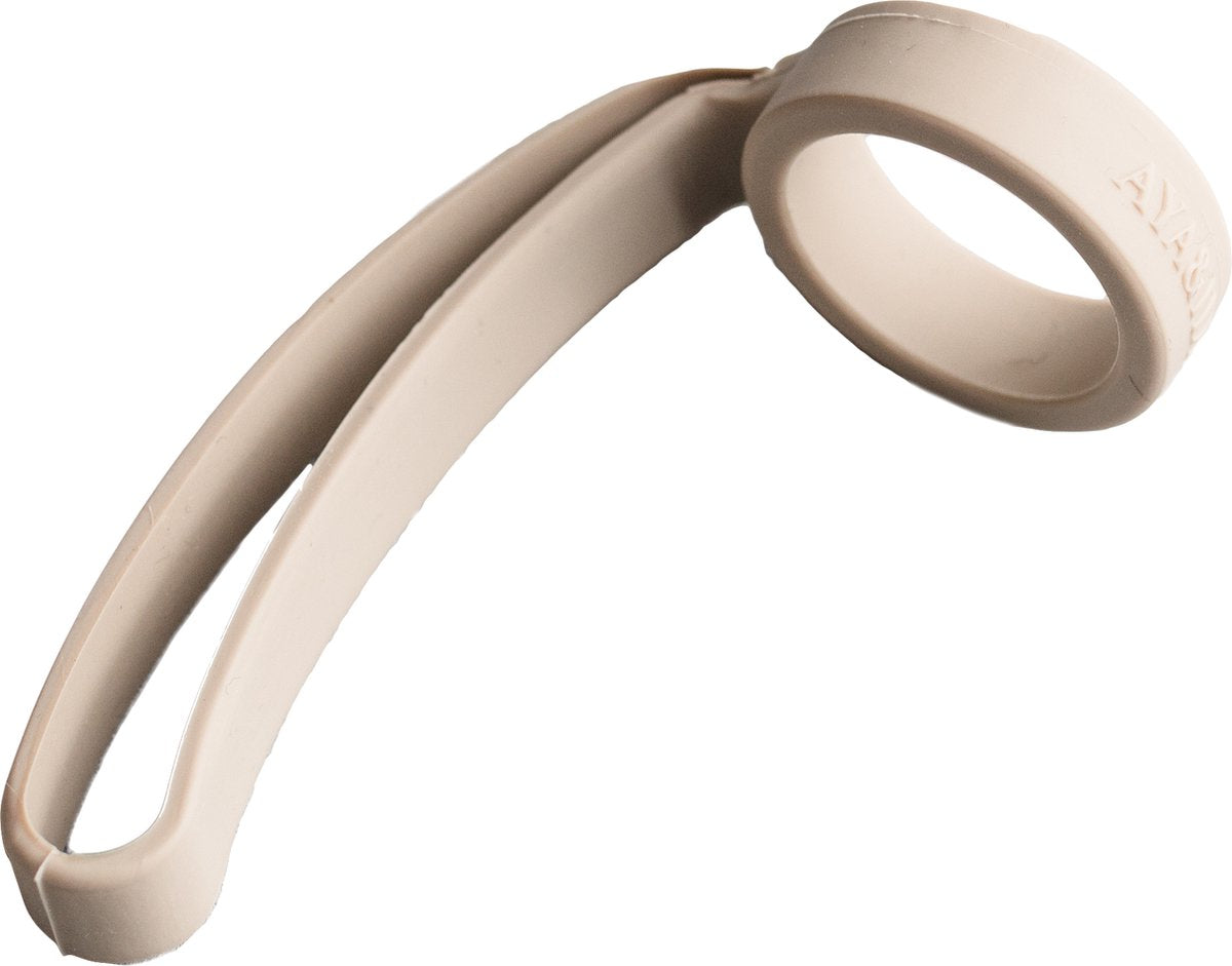 Aya ida aya ida - anse de bouteille - gourde - anse - beige crème