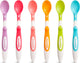 Munchkin set de couverts enfant de 6 cuillères - cuillères souples 6 bébé - cuillères enfant - bec souple - couverts bébé - par 6 pièces - à partir de 3 mois