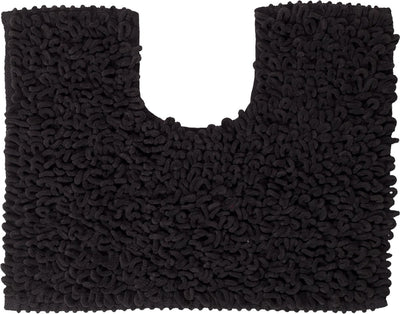 Tapis de toilette Sealskin twist 45x50 cm - microfibre - anthracite