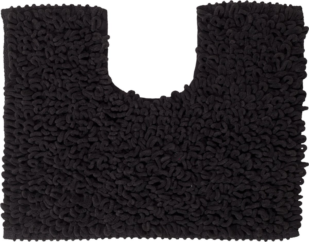 Tapis de toilette Sealskin twist 45x50 cm - microfibre - anthracite