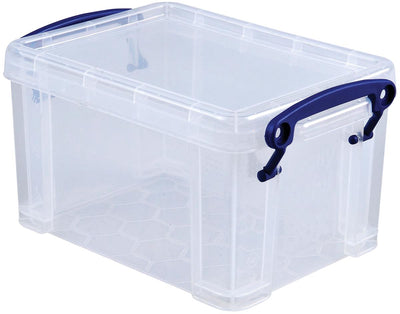 Boîte de rangement vraiment utile 1,6 litre blanc transparent