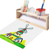 Porte-rouleau de papier en bois