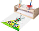 Porte-rouleau de papier en bois