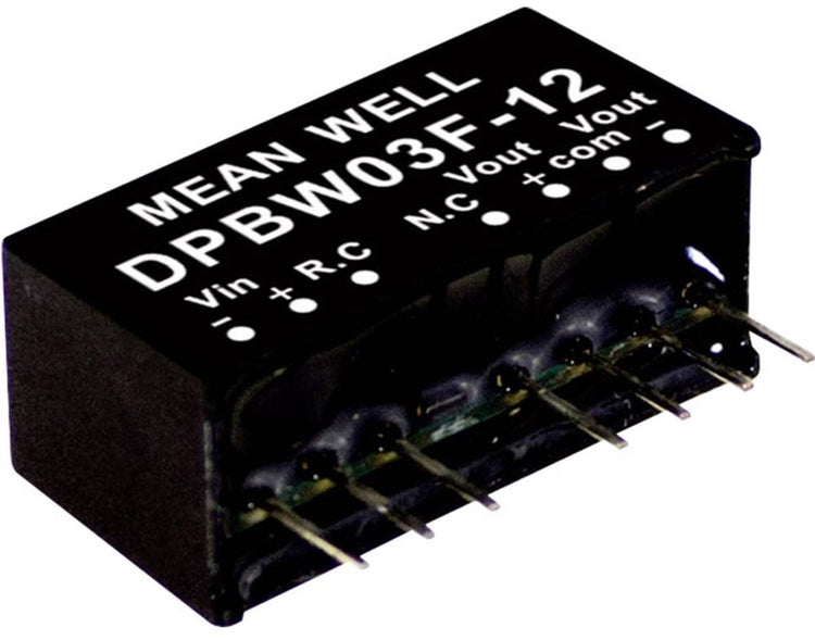 Mean well dpbw03g-12 module convertisseur dc dc 125 ma 3 w nombre de sorties : 2 x contenu 1 pièce(s)