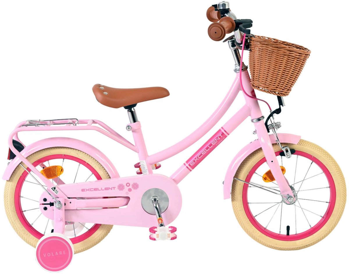 Volare Volare Children's Bike Girls 14 pouces rose