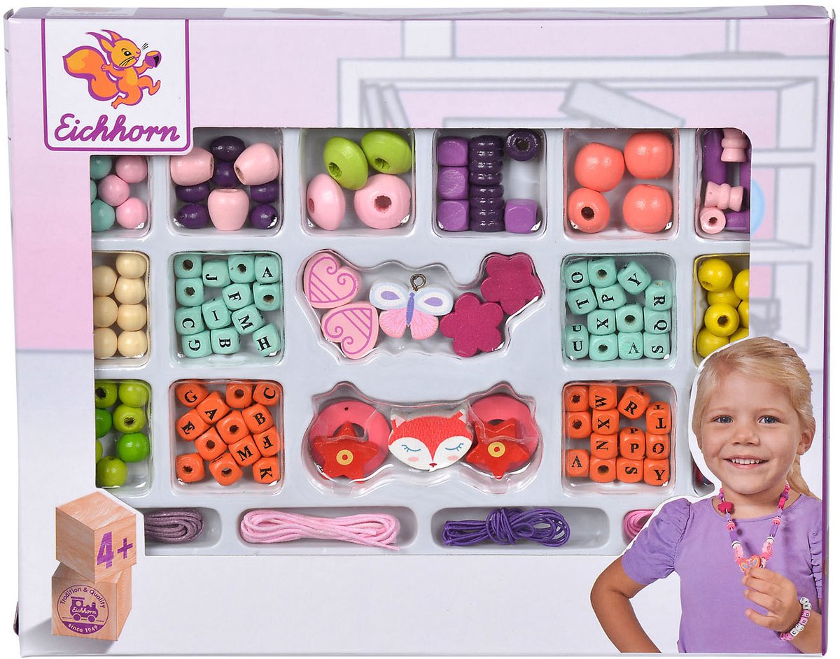 Eichhorn Bead Set Letters, 190dlg.