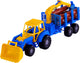 Toys Cavallino Toys Cavallino Junior avec remorque et bois, 46 cm
