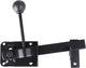 Loquet de portail de jardin Starx - avec nez - 100 x 60 x 20 mm - noir