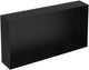 Niche encastrable pour boîte de réception Plieger - niche en saillie - acier inoxydable - 60x30x10cm - noir mat