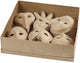 Masques d'entreprise Creativ, h: 12-21 cm, 60 pièces 1 boîte