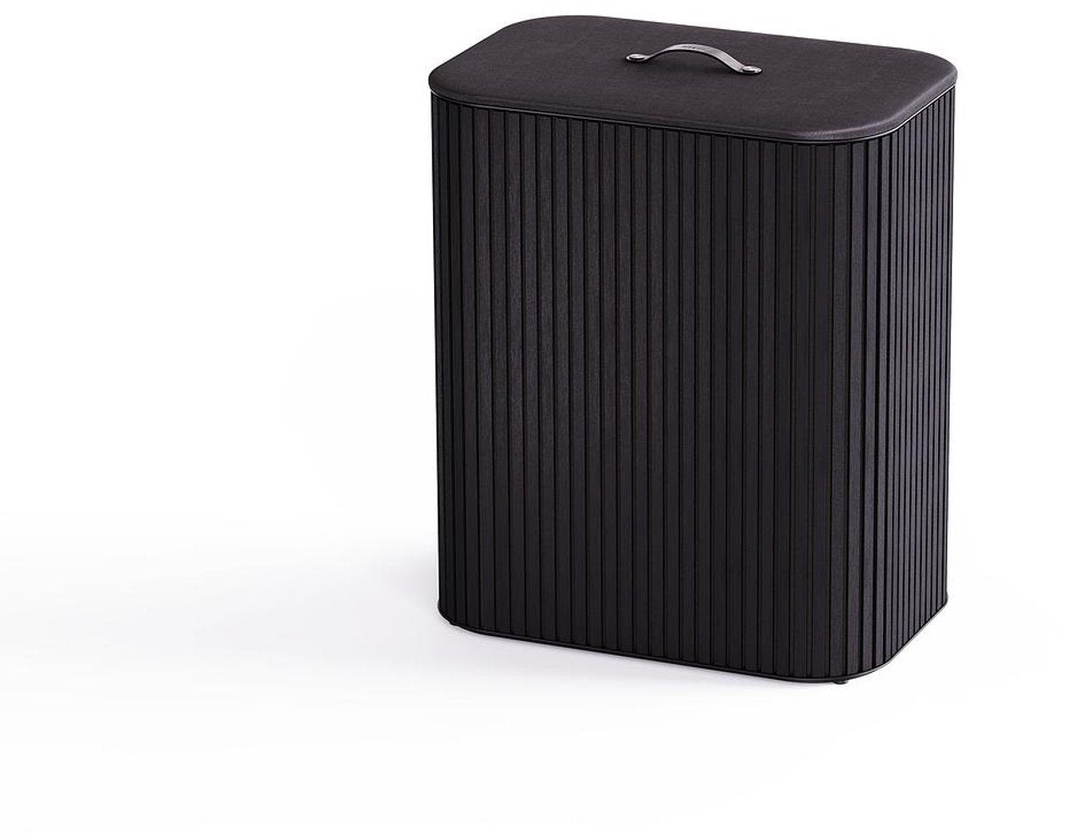 Joseph joseph tota twin panier à linge de luxe 2x45 litres bambou - noir