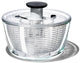 Oxo - essoreuse à salade - bol en verre - bouton poussoir